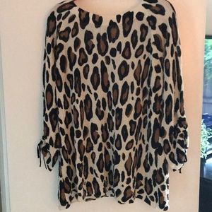 Chico’s blouse NEW WTAGS size 2 with 3/4 sleeve